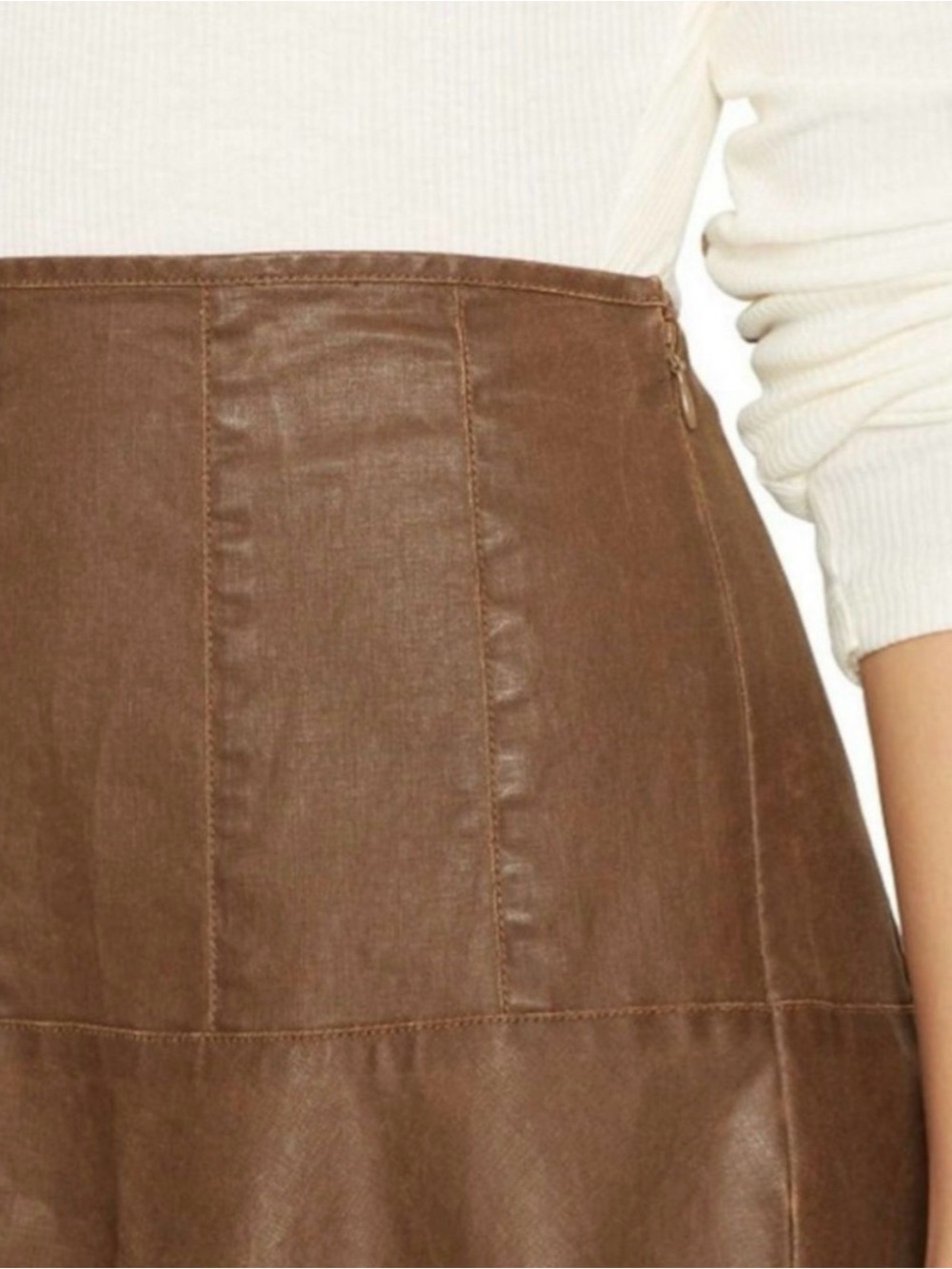 Ralph Lauren Dark Navy Denim Circle Skirt - Picture 5 of 5